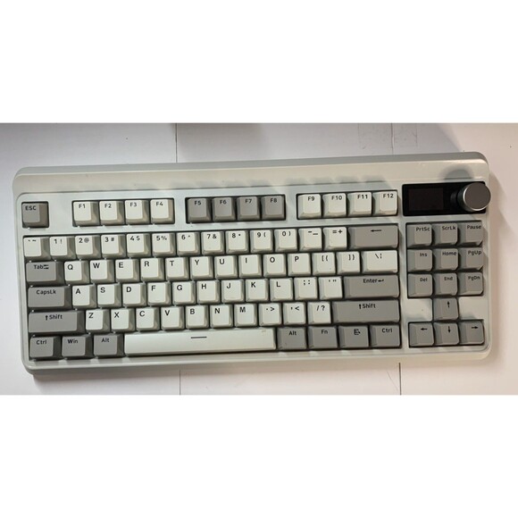 COSTOM XVX Retro M87 Pro 75% Gaming Mechanical Keyboard, Bluetooth, OLED Display - Picture 3 of 5